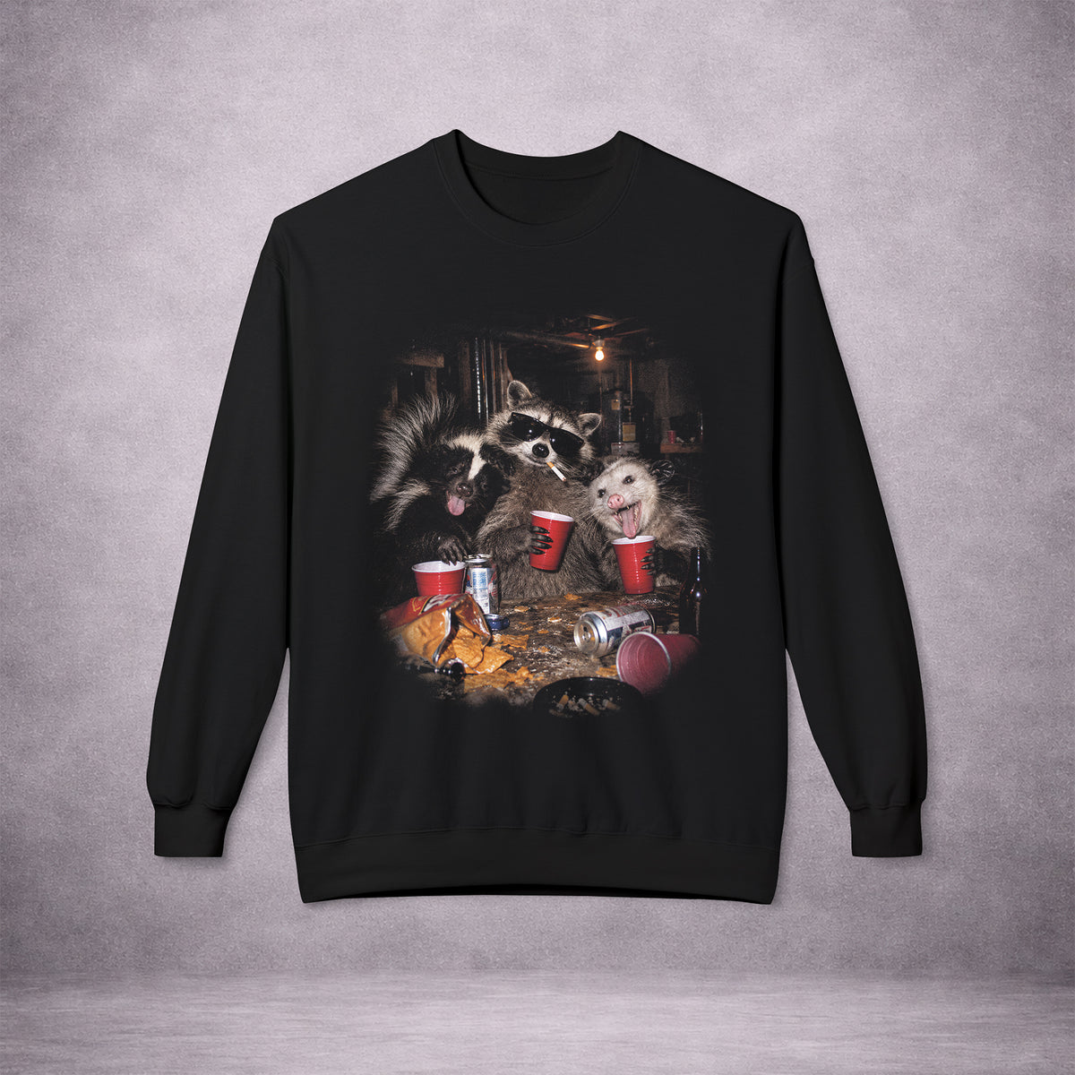 BANDIT-AFTER-HOURS-CUPS-UP-CURFEW-DOWN-9D9195-SOFTSTYLE-CREWNECK-EU-BLACK-FRONT-01