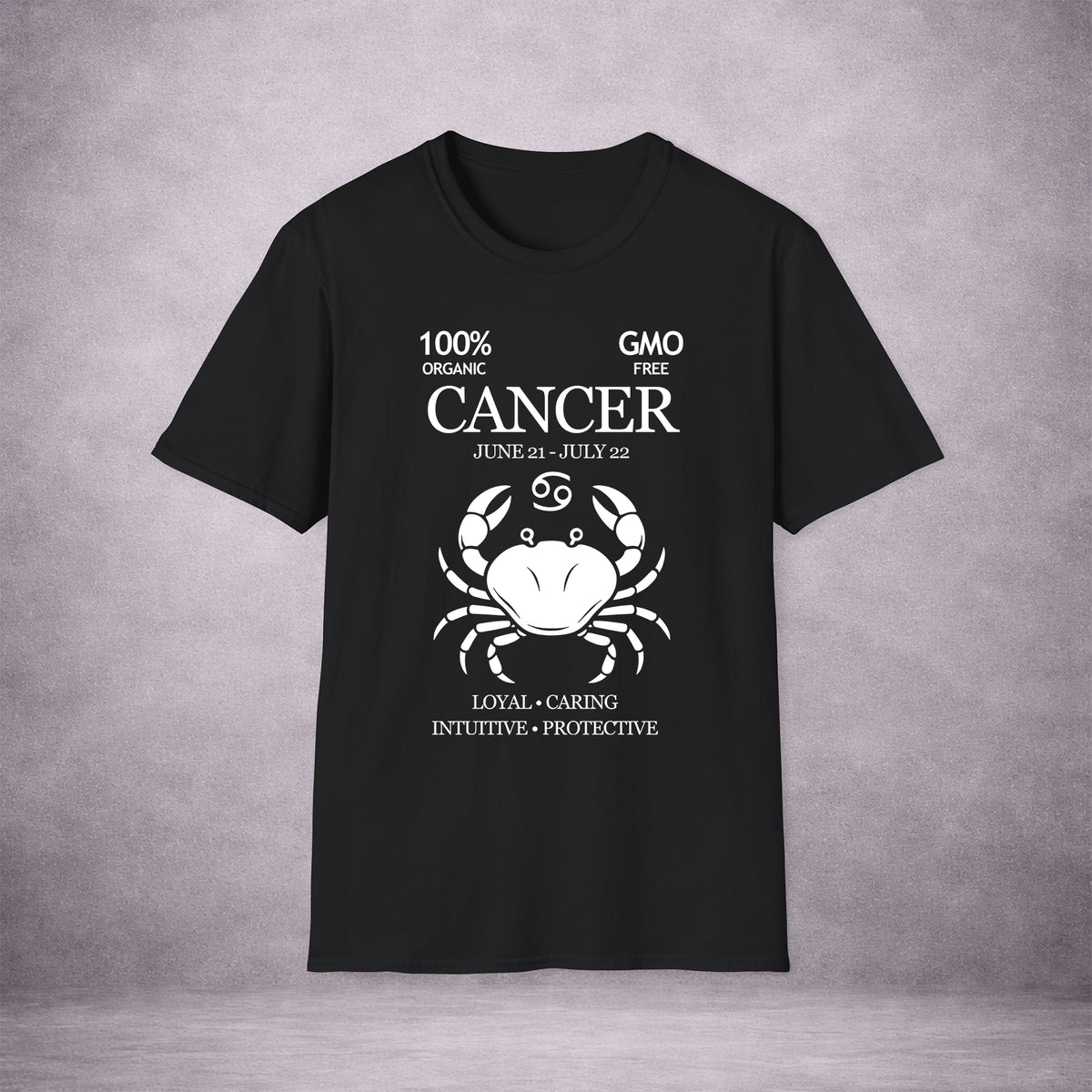CANCER-THE-CRAB-40B7EB-ESSENTIAL-TEE-BLACK-FRONT-INK-WHITE-01