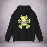 FROG-ON-LOCK-CROAK-FIRST-ESCAPE-LATER-B65184-CLASSIC-FLEECE-HOODIE-BLACK-BACK-01