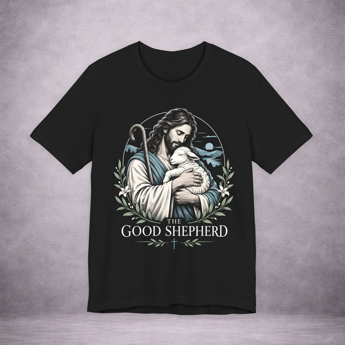 GOOD-SHEPHERD-GENTLE-HANDS-7E950D-PREMIUM-JERSEY-TEE-BLACK-FRONT-01