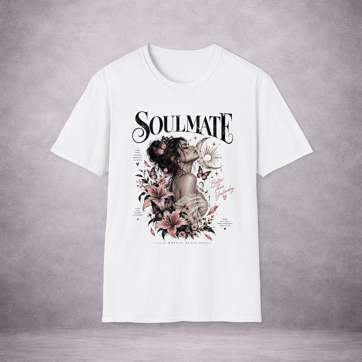 HER-OWN-SOULMATE-MOSTLY-PEACE-135BEE-ESSENTIAL-TEE-WHITE-FRONT-01