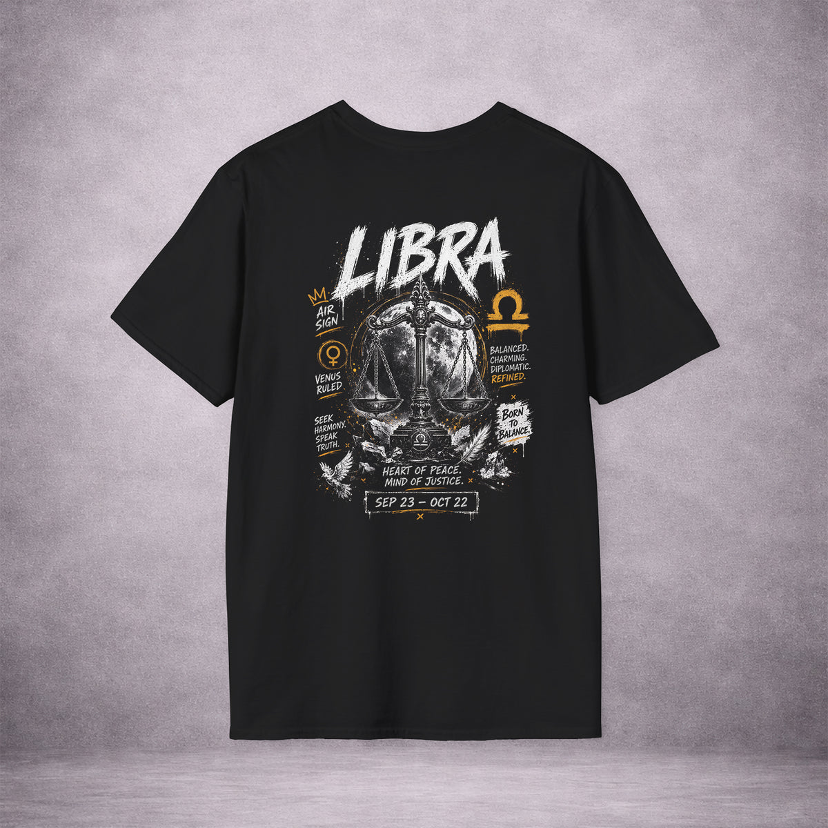 LIBRA-BALANCE-HEART-OF-PEACE-6FF0C3-ESSENTIAL-TEE-BLACK-BACK-01