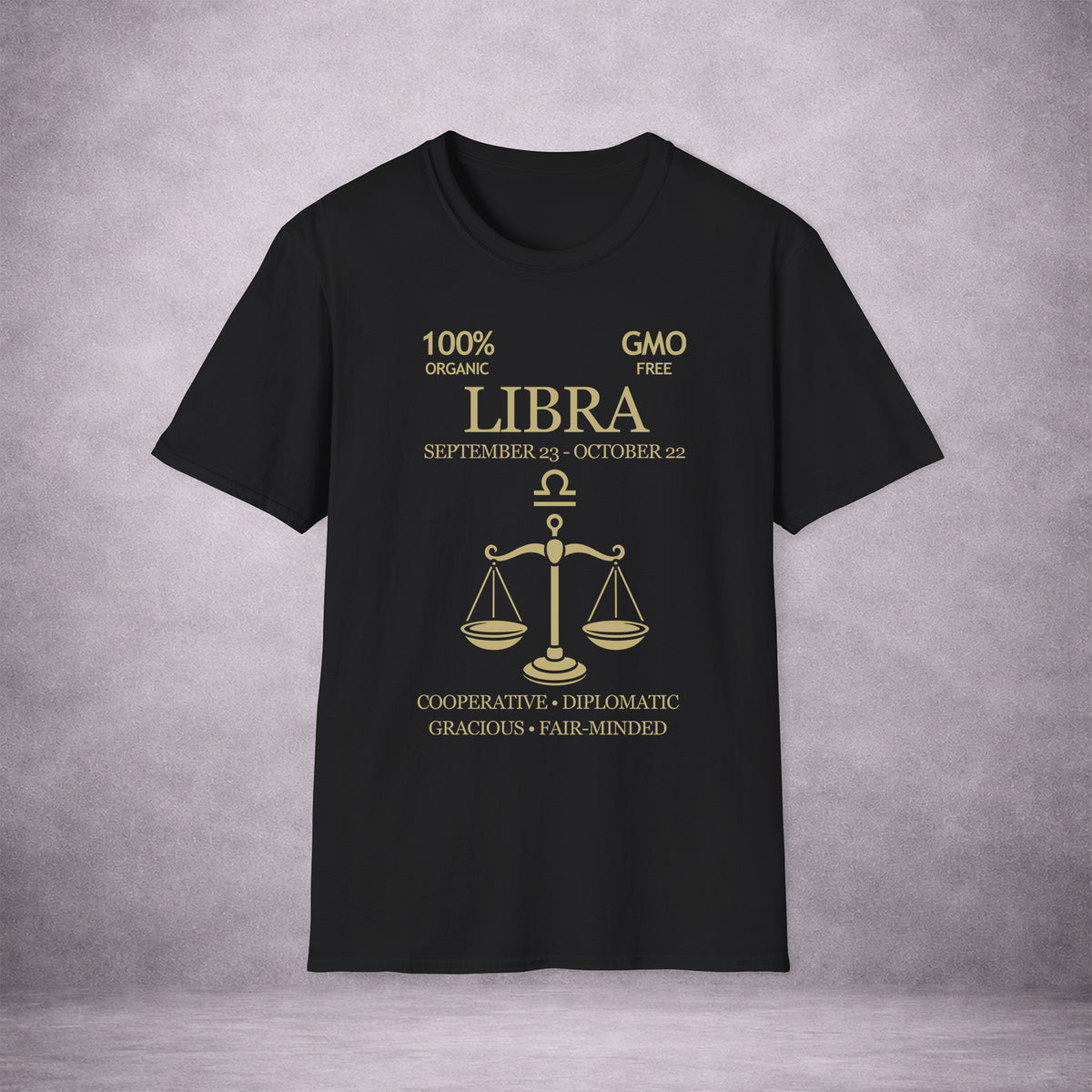 LIBRA-THE-SCALES-363023-ESSENTIAL-TEE-BLACK-FRONT-INK-GOLD-01