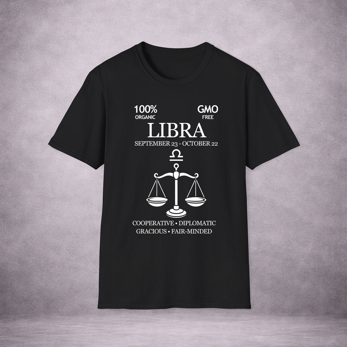 LIBRA-THE-SCALES-363023-ESSENTIAL-TEE-BLACK-FRONT-INK-WHITE-01