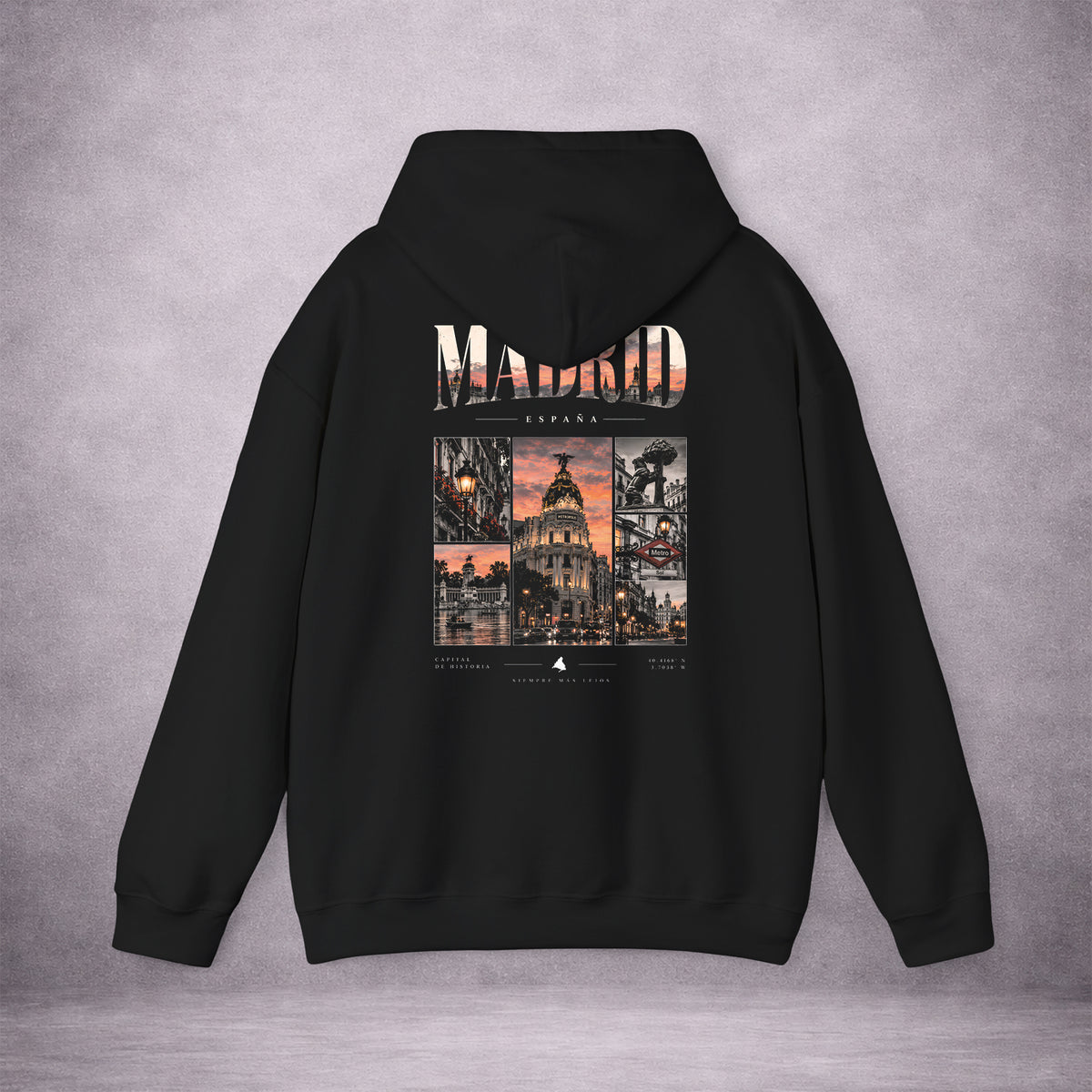 MEET-ME-AT-SOL-MADRID-JUST-BEFORE-NIGHTFALL-733DE0-CLASSIC-FLEECE-HOODIE-BLACK-BACK-01
