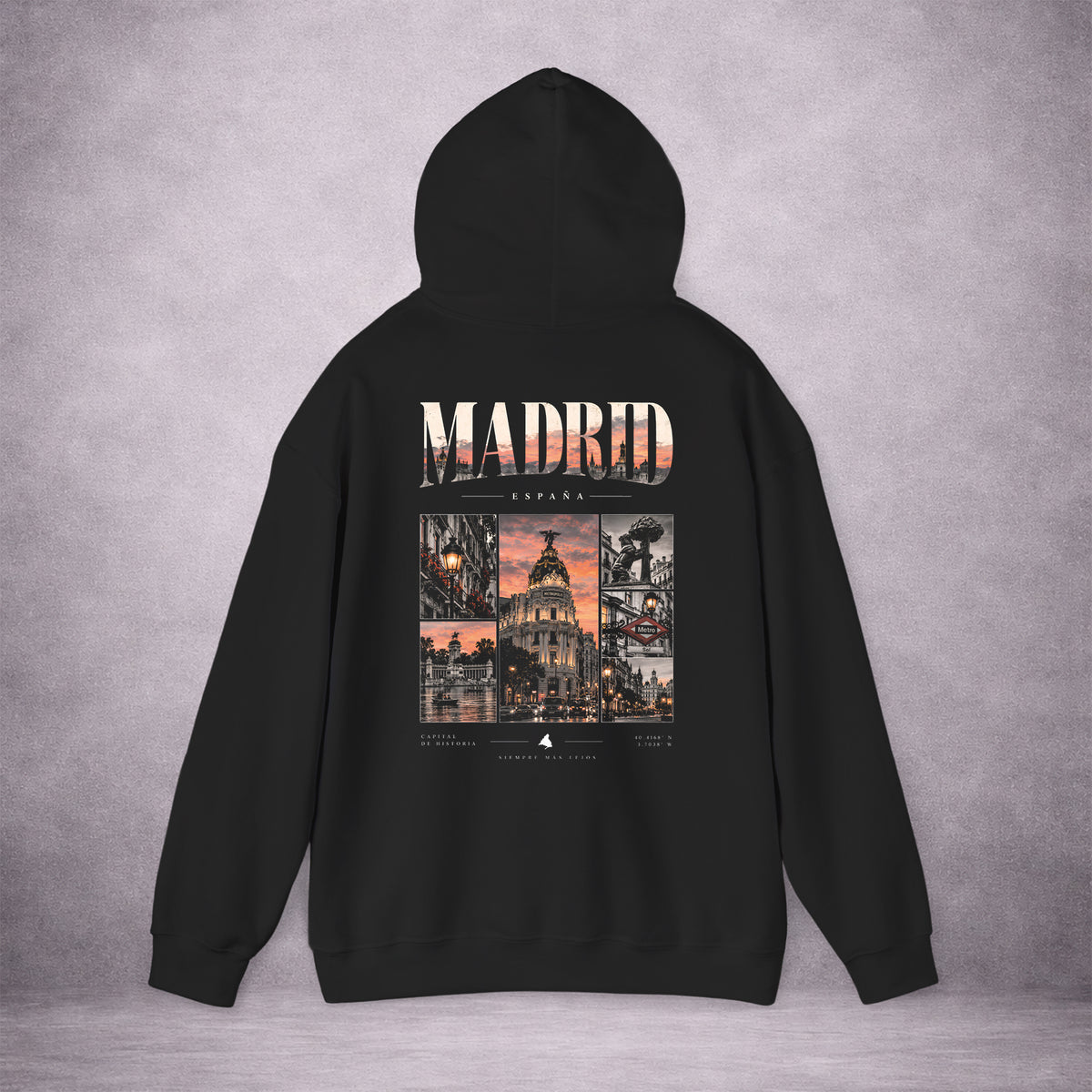 MEET-ME-AT-SOL-MADRID-JUST-BEFORE-NIGHTFALL-733DE0-CLASSIC-FLEECE-HOODIE-BLACK-BACK-02
