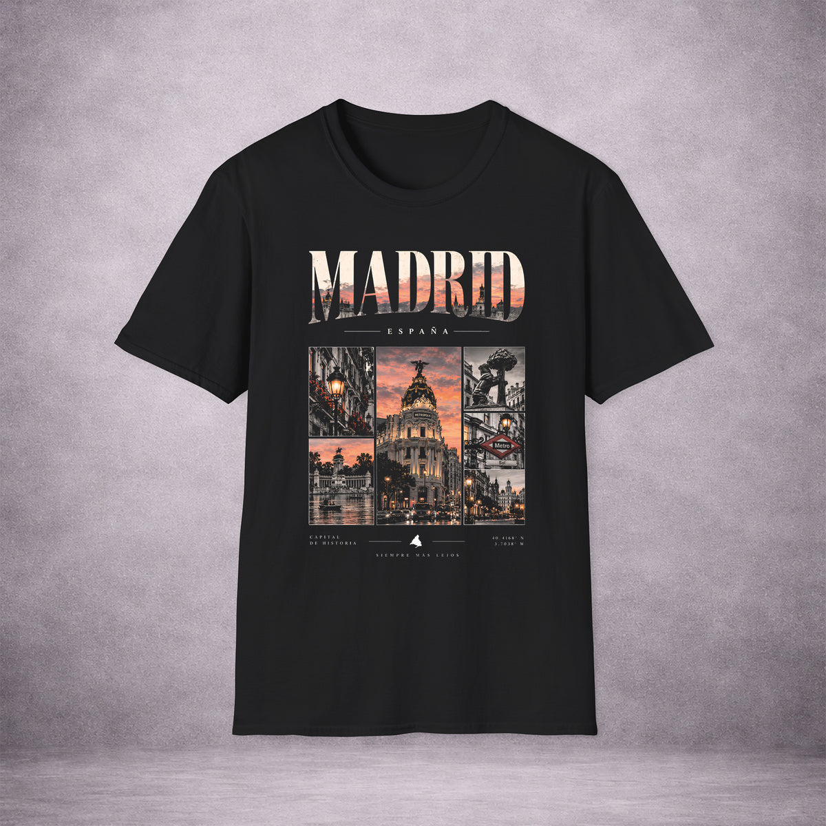 MEET-ME-AT-SOL-MADRID-JUST-BEFORE-NIGHTFALL-733DE0-ESSENTIAL-TEE-BLACK-FRONT-01