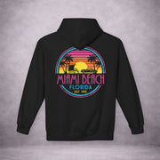 MIAMI-SUNDOWN-RUNNING-ON-BEACH-TIME-DF44C8-SOFTSTYLE-HOODIE-EU-BLACK-BACK-01