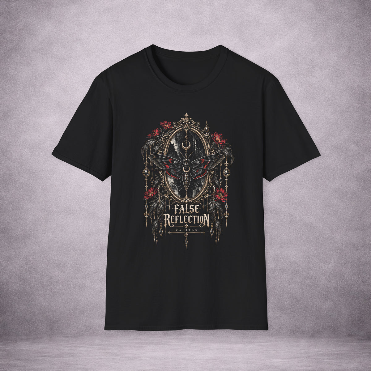 MIRRORWING-MOTH-BEAUTY-HAS-A-DARK-SIDE-F7C2EA-ESSENTIAL-TEE-BLACK-FRONT-01