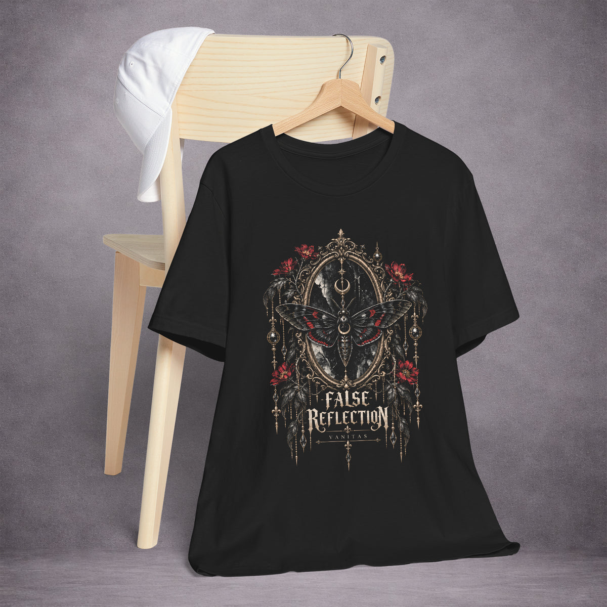 MIRRORWING-MOTH-BEAUTY-HAS-A-DARK-SIDE-F7C2EA-ESSENTIAL-TEE-BLACK-FRONT-02