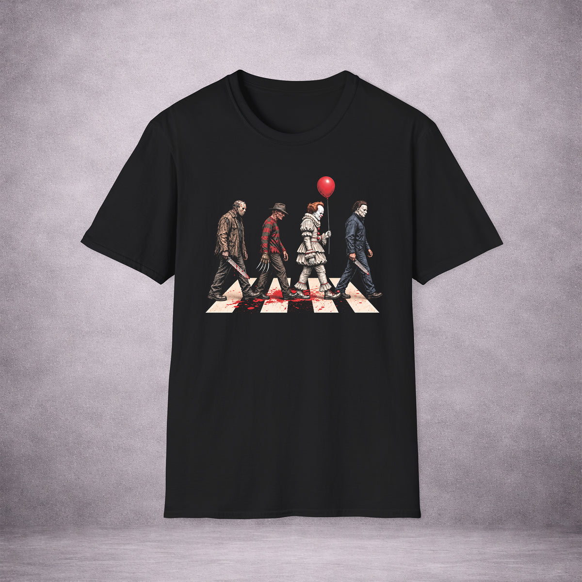 NIGHTMARE-CROSSING-FOUR-ICONS-ONE-BAD-WALK-E37DA2-ESSENTIAL-TEE-BLACK-FRONT-01