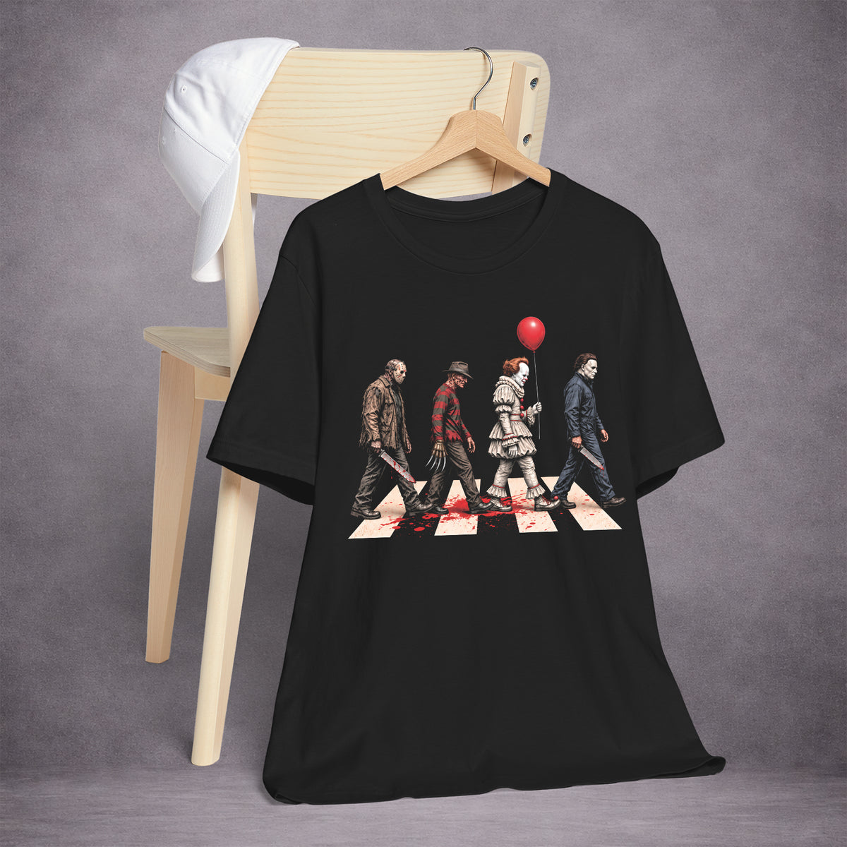 NIGHTMARE-CROSSING-FOUR-ICONS-ONE-BAD-WALK-E37DA2-ESSENTIAL-TEE-BLACK-FRONT-02