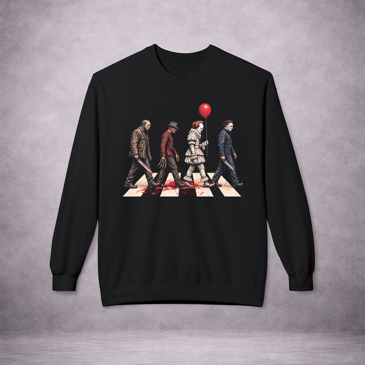 NIGHTMARE-CROSSING-FOUR-ICONS-ONE-BAD-WALK-E37DA2-SOFTSTYLE-CREWNECK-EU-BLACK-FRONT-01