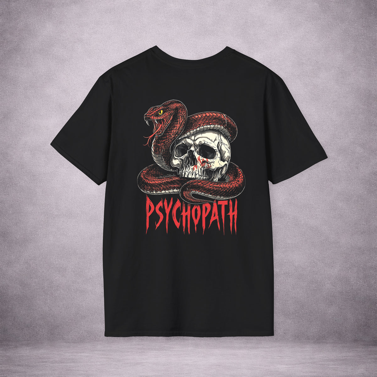 PSYCHOPATH-FANGS-BONE-8E085C-ESSENTIAL-TEE-BLACK-BACK-01