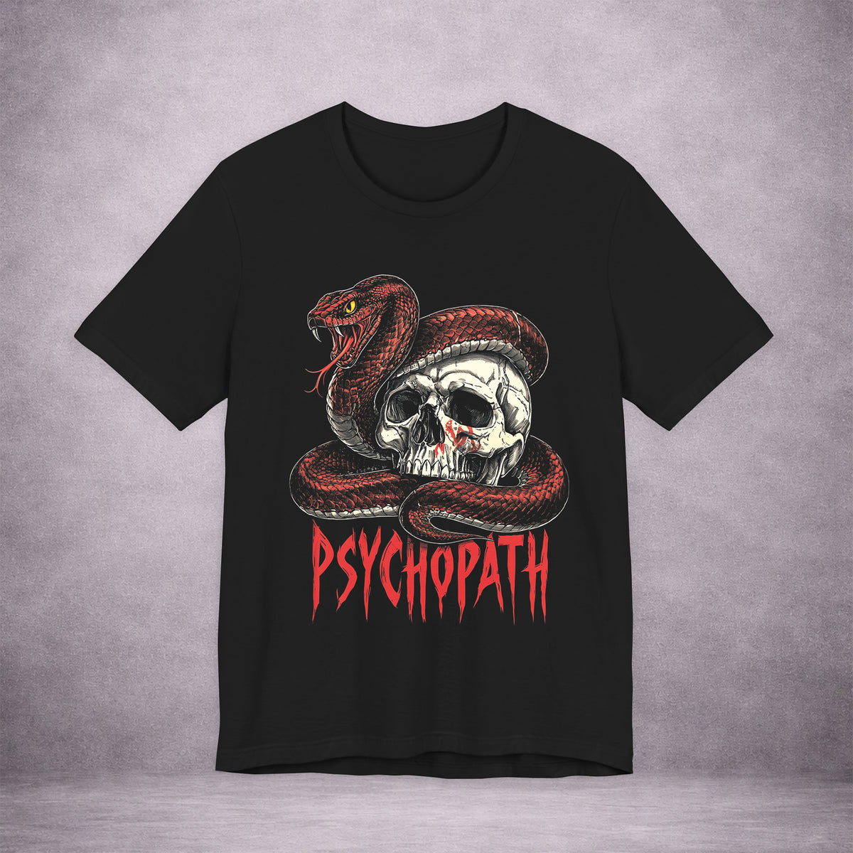 PSYCHOPATH-FANGS-BONE-8E085C-PREMIUM-JERSEY-TEE-BLACK-FRONT-01