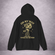 RACCOON-ON-ONE-WHEEL-0C114A-CLASSIC-FLEECE-HOODIE-BLACK-BACK-INK-GOLD-02