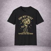 RACCOON-ON-ONE-WHEEL-0C114A-ESSENTIAL-TEE-BLACK-FRONT-INK-GOLD-01