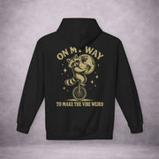 RACCOON-ON-ONE-WHEEL-0C114A-SOFTSTYLE-HOODIE-EU-BLACK-BACK-INK-GOLD-01