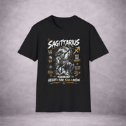 SAGITTARIUS-ARCHER-HEART-OF-FIRE-141D8D-ESSENTIAL-TEE-BLACK-FRONT-01