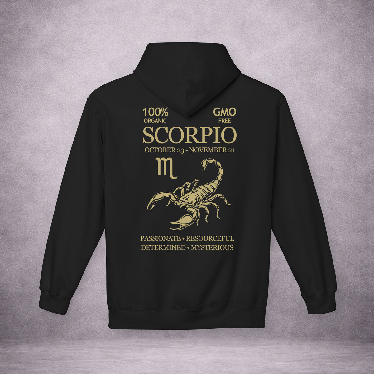 SCORPIO-THE-SCORPION-F2BC91-SOFTSTYLE-HOODIE-EU-BLACK-BACK-INK-GOLD-01