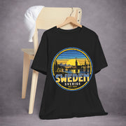STOCKHOLM-AFTERGLOW-THE-NORTH-HOLDS-ITS-GROUND-2A86A2-ESSENTIAL-TEE-BLACK-FRONT-02
