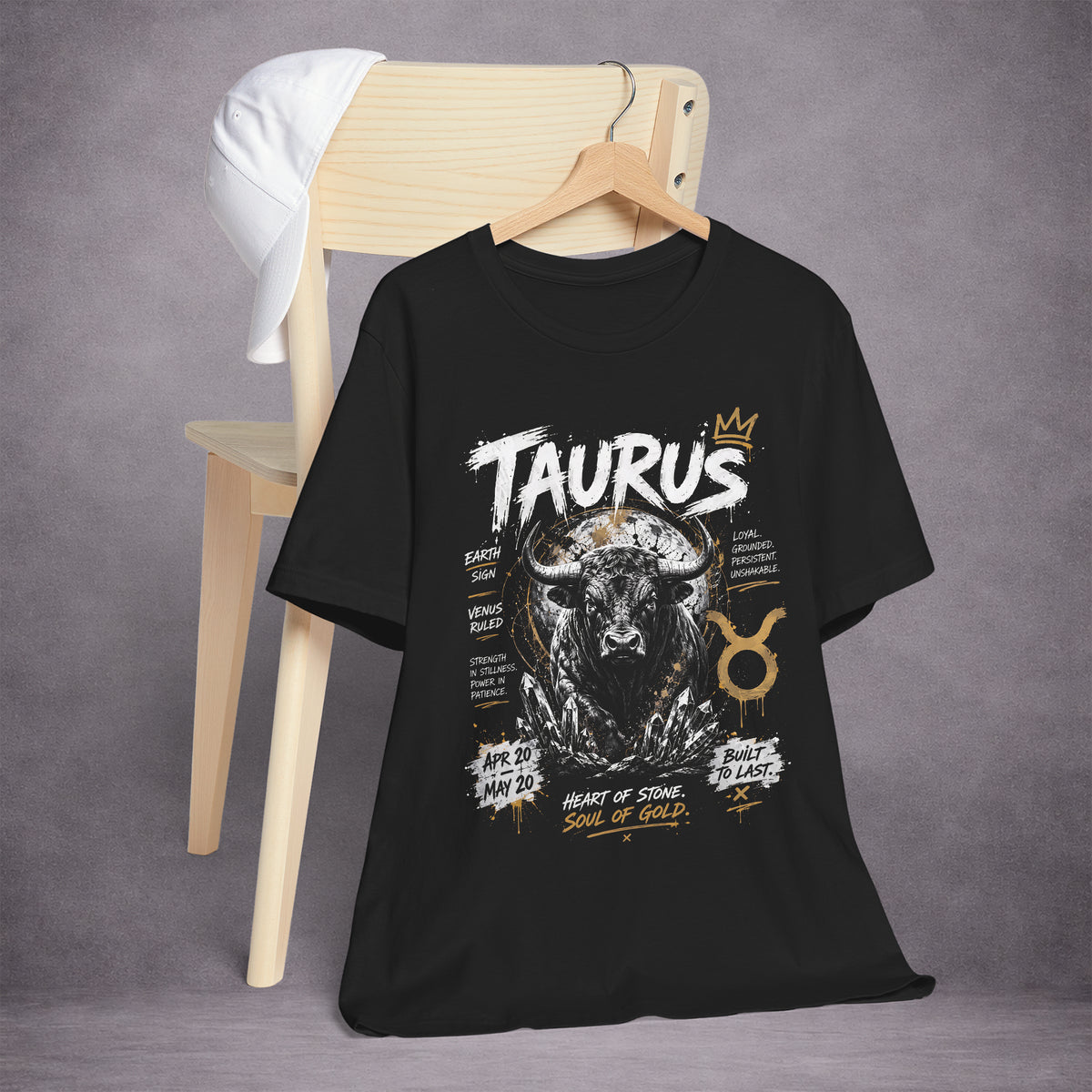 TAURUS-RESOLVE-HEART-OF-GOLD-4AB50B-ESSENTIAL-TEE-BLACK-FRONT-02