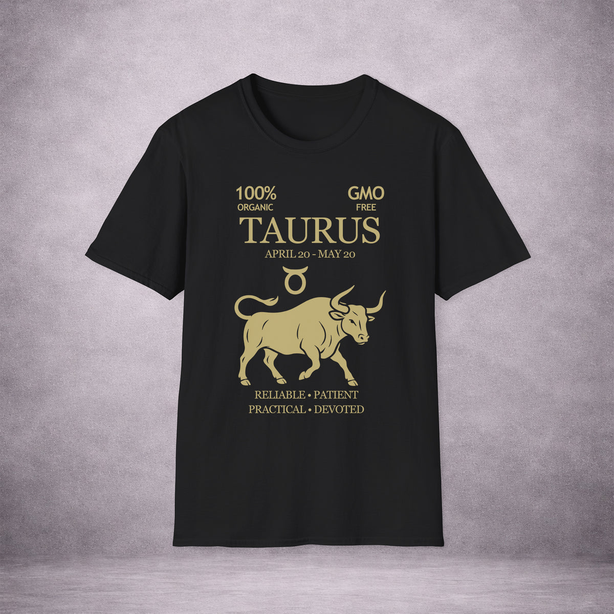 TAURUS-THE-BULL-ABE491-ESSENTIAL-TEE-BLACK-FRONT-INK-GOLD-01