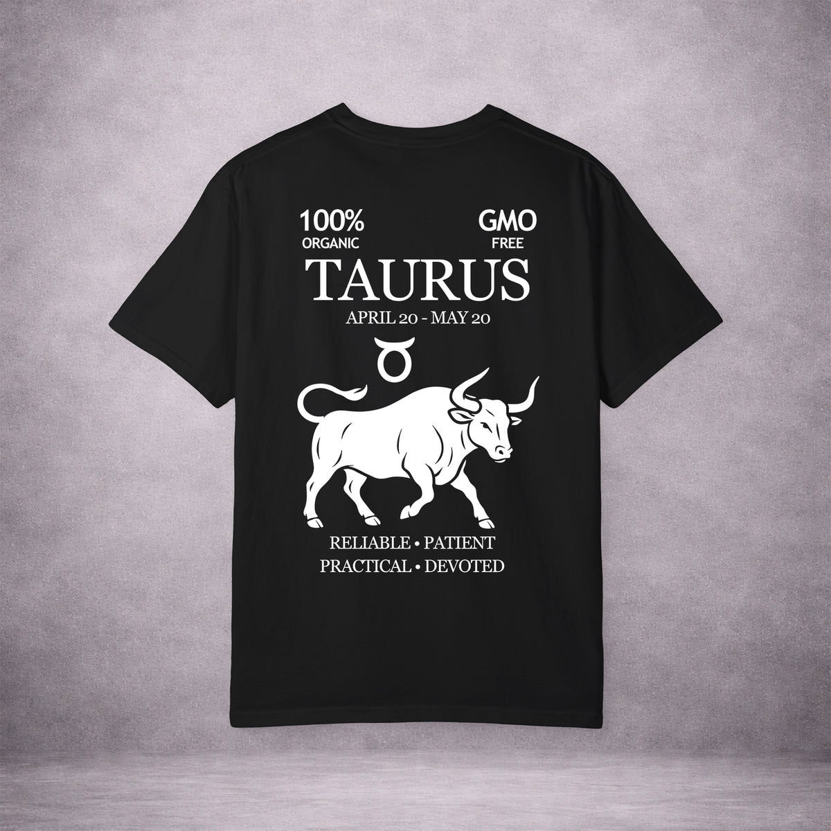 TAURUS-THE-BULL-ABE491-VINTAGE-WASH-TEE-BLACK-BACK-INK-WHITE-01