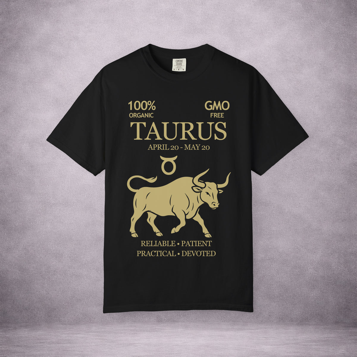 TAURUS-THE-BULL-ABE491-VINTAGE-WASH-TEE-BLACK-FRONT-INK-GOLD-01