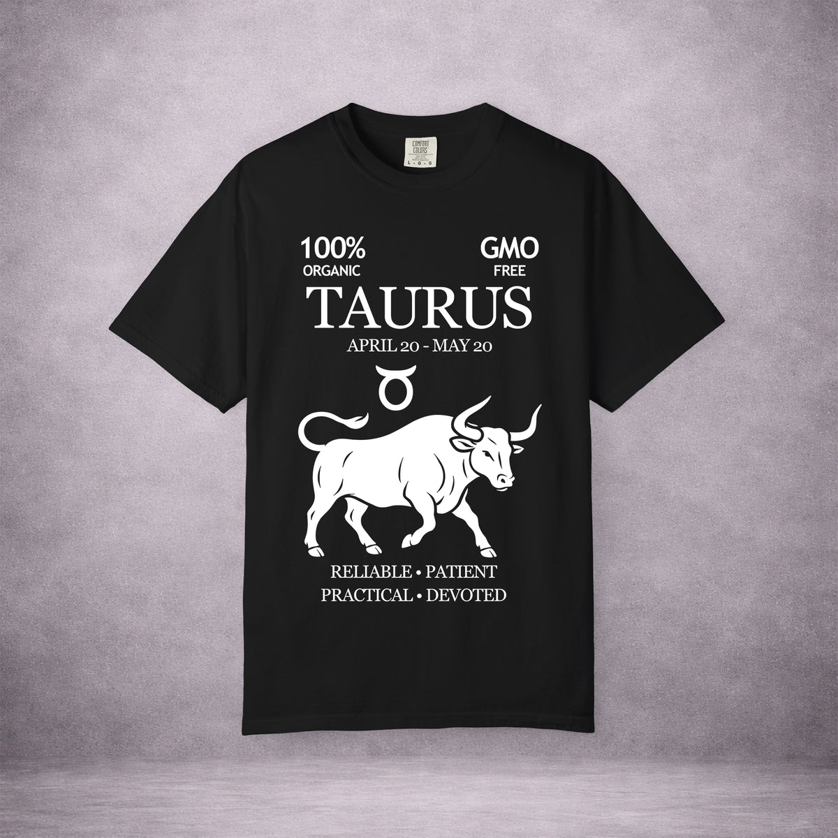 TAURUS-THE-BULL-ABE491-VINTAGE-WASH-TEE-BLACK-FRONT-INK-WHITE-01