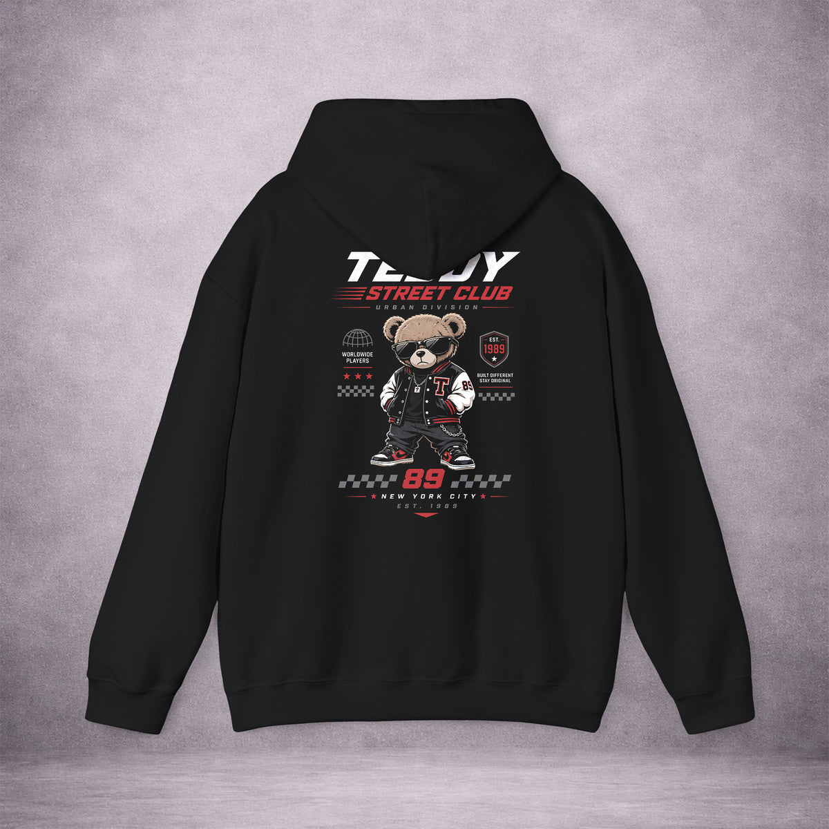 TEDDY-STREET-CLUB-40274D-CLASSIC-FLEECE-HOODIE-BLACK-BACK-01