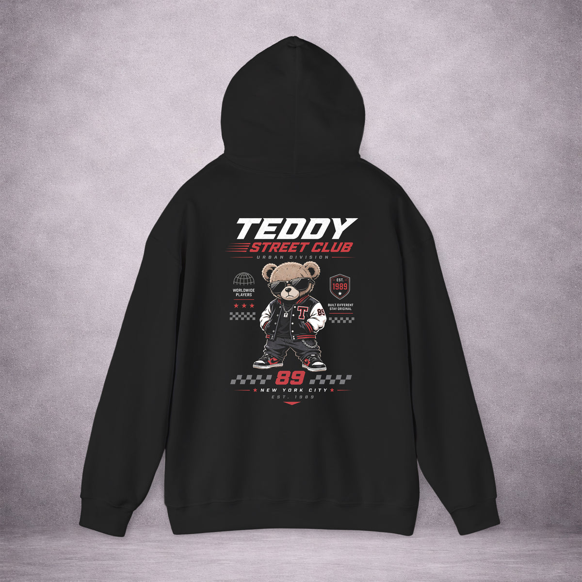 TEDDY-STREET-CLUB-40274D-CLASSIC-FLEECE-HOODIE-BLACK-BACK-02