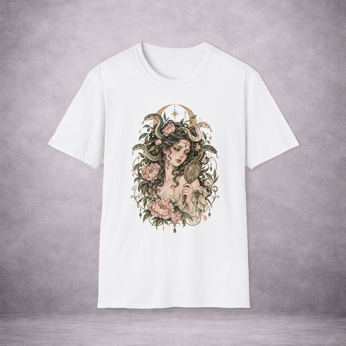 THE-SERPENT-ORACLE-TRUTH-HAS-A-THORNY-SIDE-B5032A-ESSENTIAL-TEE-WHITE-FRONT-01