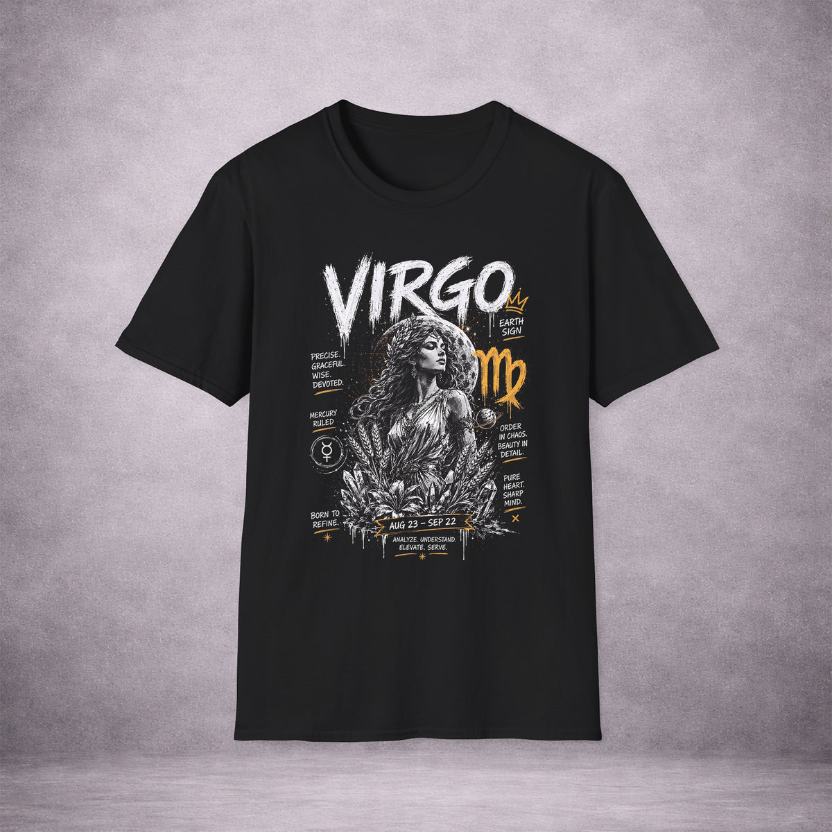 VIRGO-OF-THE-HARVEST-8E1D74-ESSENTIAL-TEE-BLACK-FRONT-01